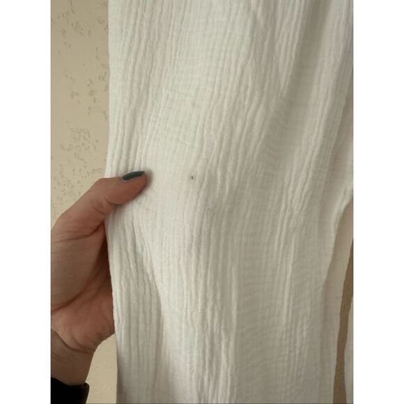 Faherty Dream Cotton Gauze Wide Leg Pant - Picture 10 of 10